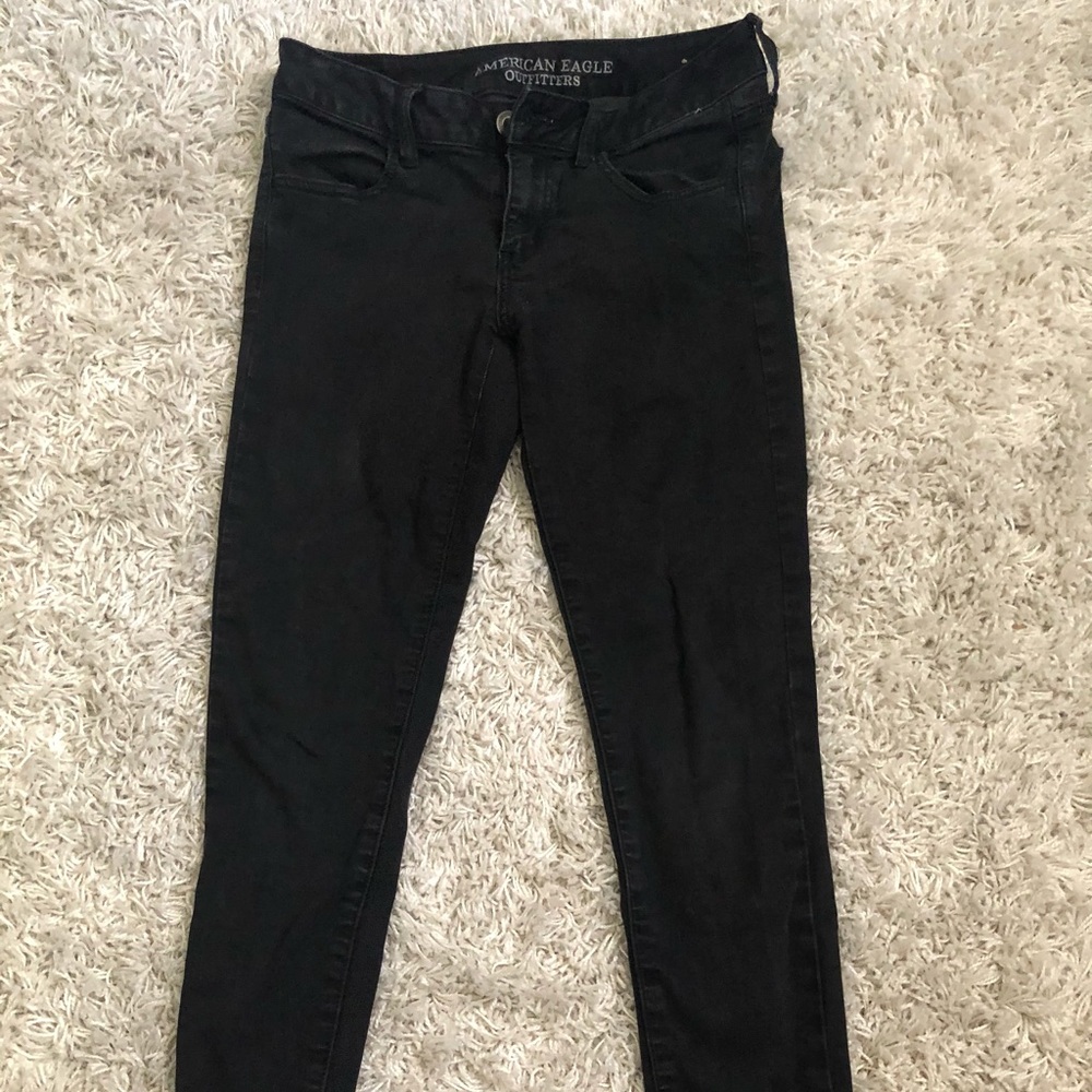 American Eagle Black Skinny Jeans